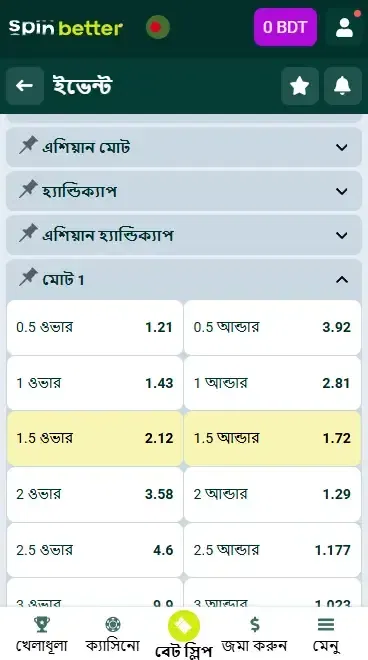 Spinbetter অক্ষমতা