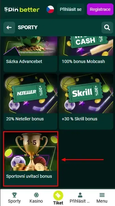 Boxerské trhy Spinbetter Česko