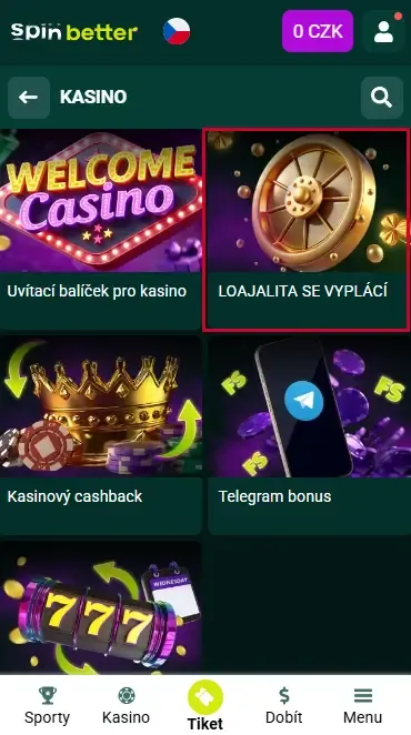Kasino Spinbetter – bonus bez vkladu