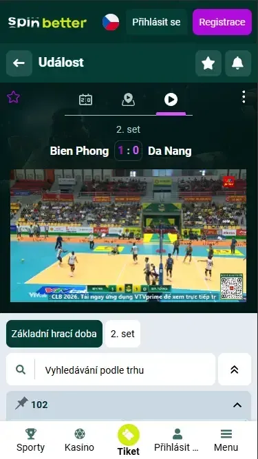 Spinbetter Czech Republic Volleyball Live Stream