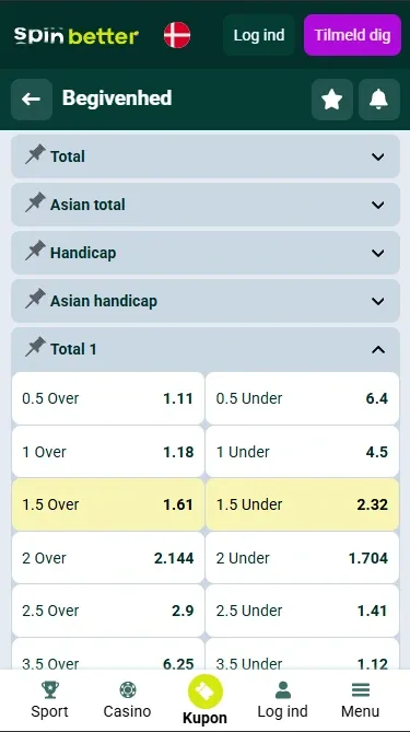 Spinbetter Handicap