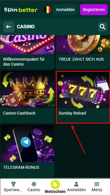 Spinbetter casino deposit bonus