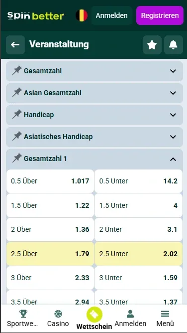 Spinbetter Handicap