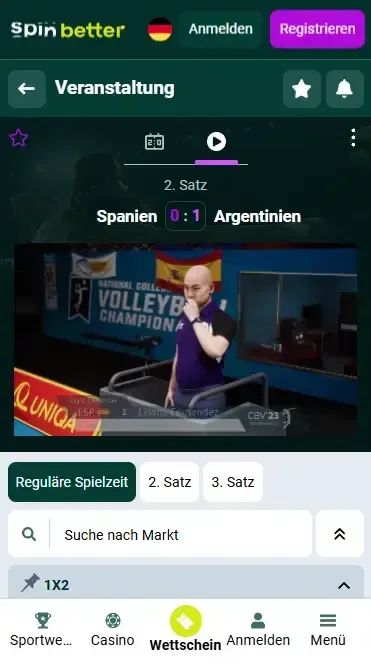 Spinbetter Deutschland Volleyball Live Stream