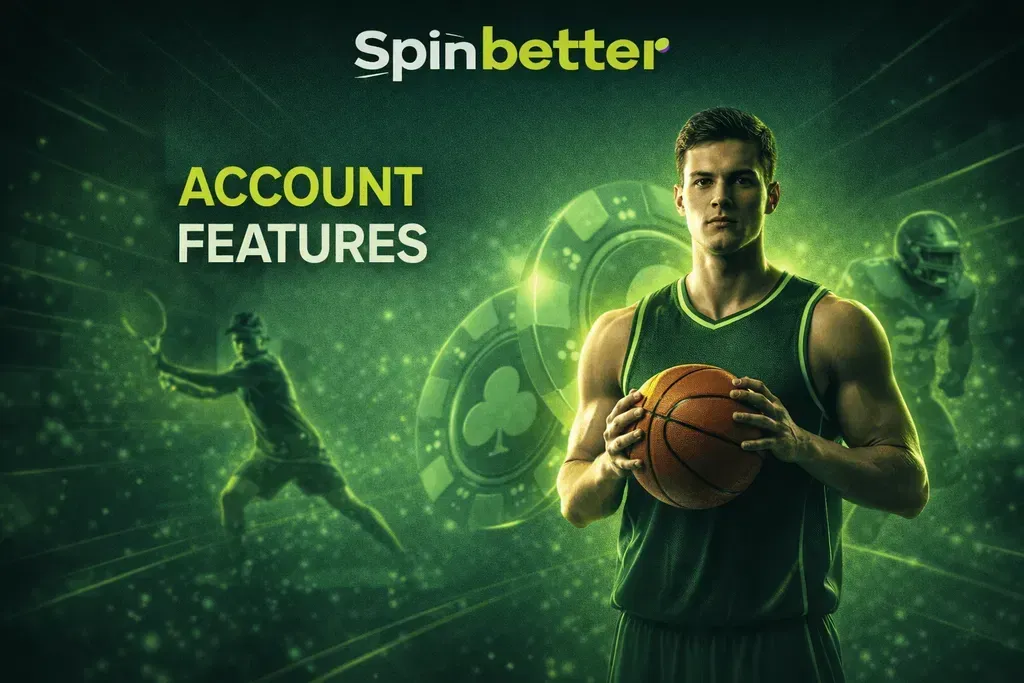 Χαρακτηριστικά του λογαριασμού Spinbetter