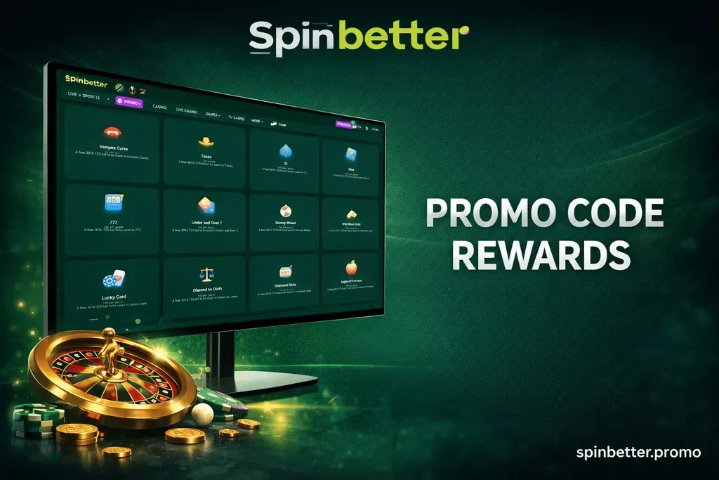 Μπόνους με κωδικό προσφοράς Spinbetter