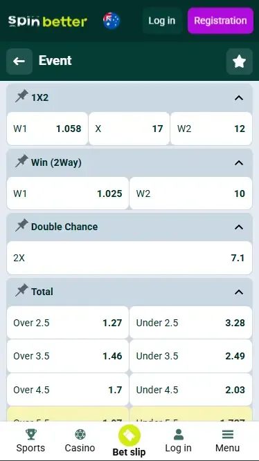 Spinbetter Australia Boxing Markets