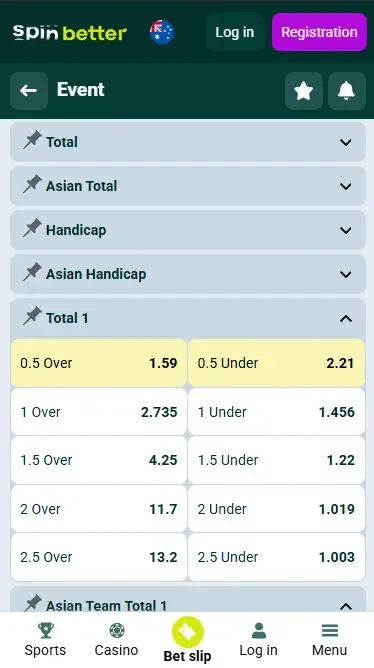 Spinbetter Handicap