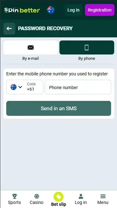 Password Recovery by Phone Number