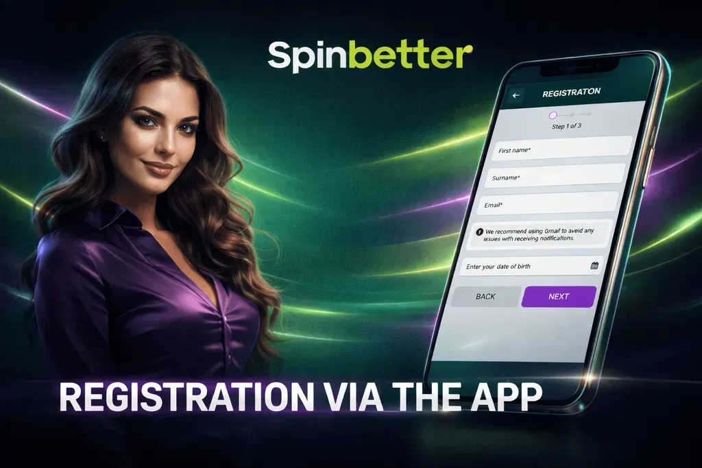 Registration via the app