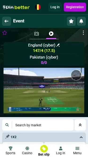 Spinbetter Belgium Live Cricket Betting
