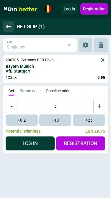 Start betting on Spinbetter