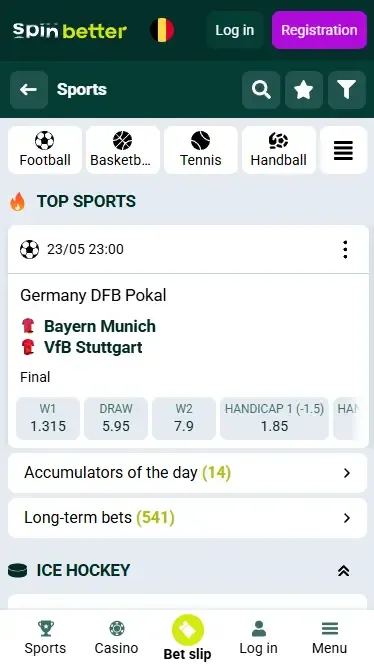 Live Betting on Spinbetter