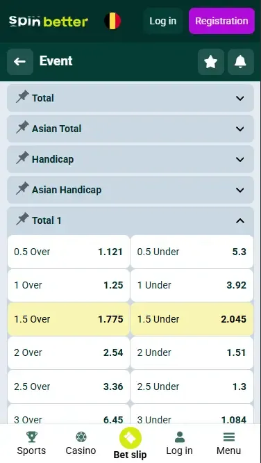 Spinbetter Handicap