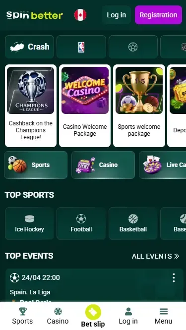 Spinbetter Canadian App
