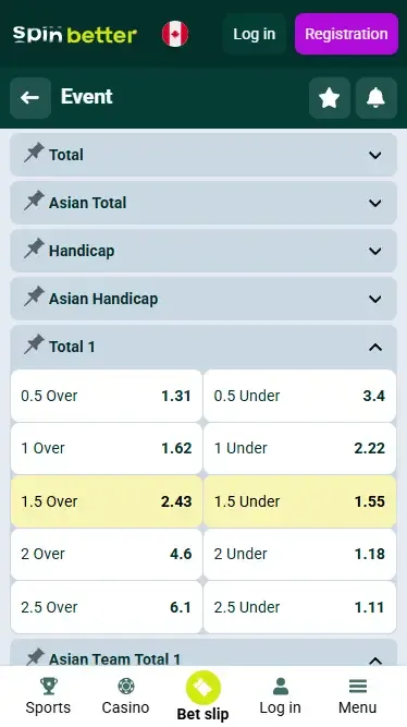 Spinbetter Handicap