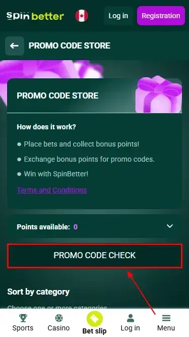 Spinbetter Canada: Promo Code Check