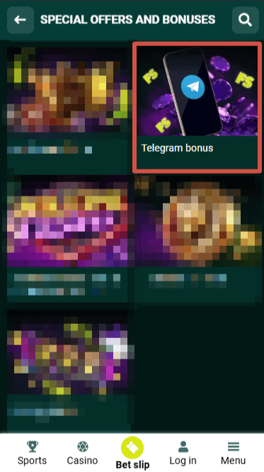 Spinbetter Telegram Bonus