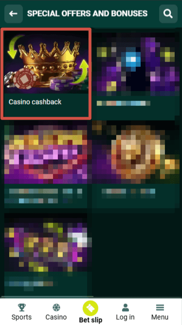 Spinbetter Casino Cashback