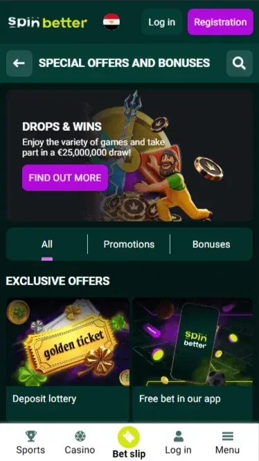 Spinbetter Promo Section