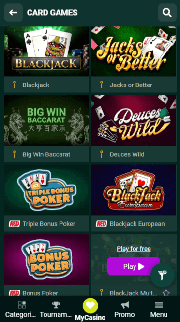 Spinbetter Classic Games