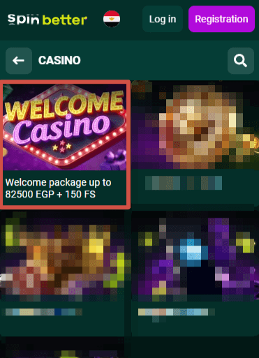 Spinbetter Casino Welcome Bonus