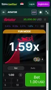 Spinbetter Aviator Gameplay