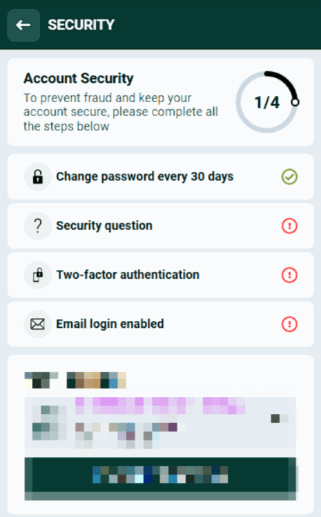 Spinbetter Account Security