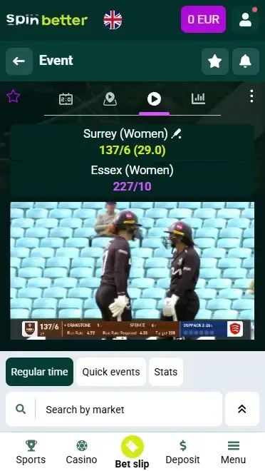 Spinbetter United Kingdom Live Cricket Betting