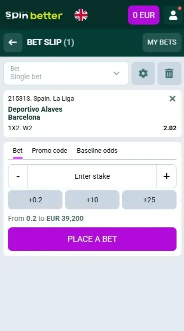 Start Betting on Spinbetter