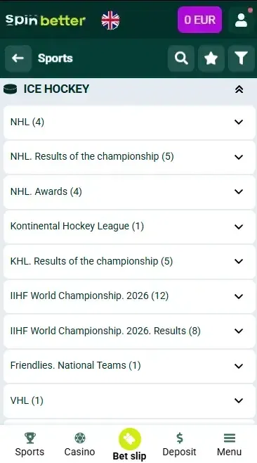 Spinbetter UK Hockey Events