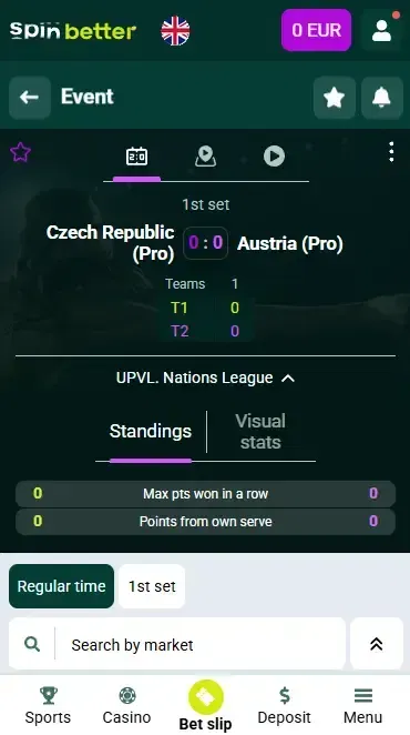 Spinbetter United Kingdom Volleyball Live Betting