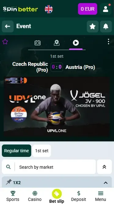 Spinbetter United Kingdom Volleyball Live Stream
