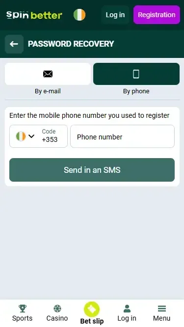 Password Recovery by Phone Number