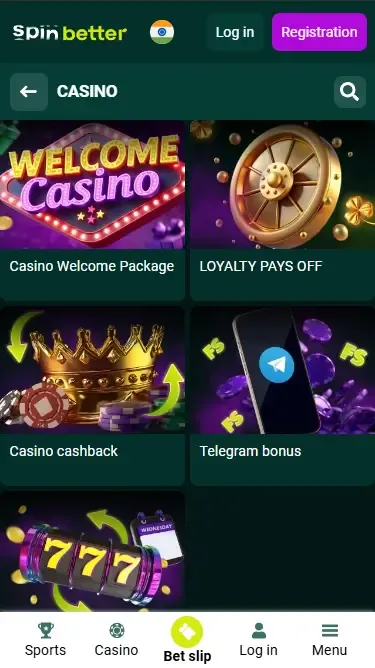 Spinbetter India Casino Ongoing Bonuses