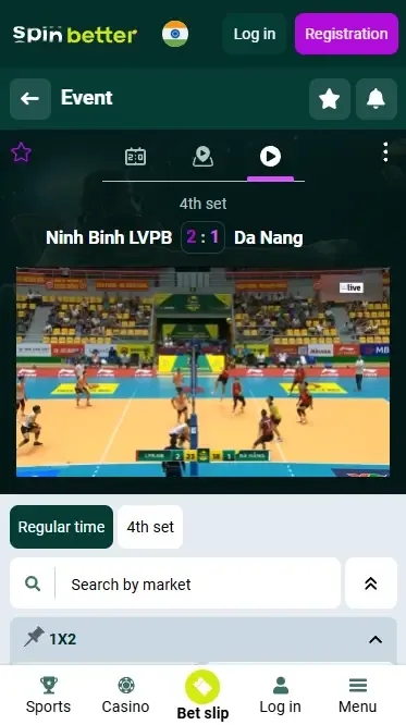 Spinbetter India Volleyball Live Stream