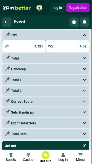 Spinbetter India Volleyball Match Winner