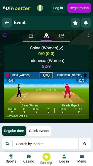 Spinbetter Nigeria Live Cricket Betting