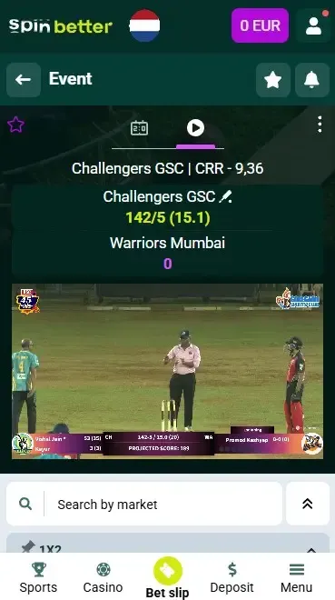 Spinbetter Netherlands Live Cricket Betting