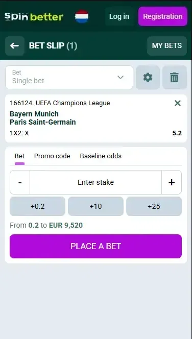 Start Betting on Spinbetter
