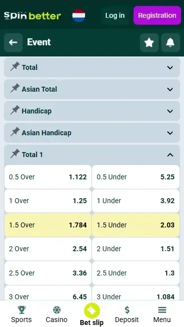 Spinbetter Handicap