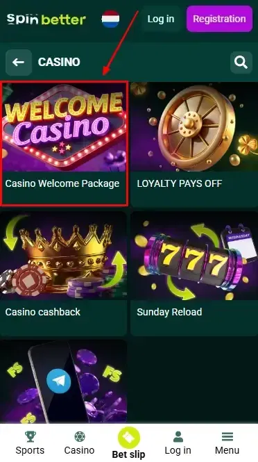 Casino Welcome Bonus for Dutch Players