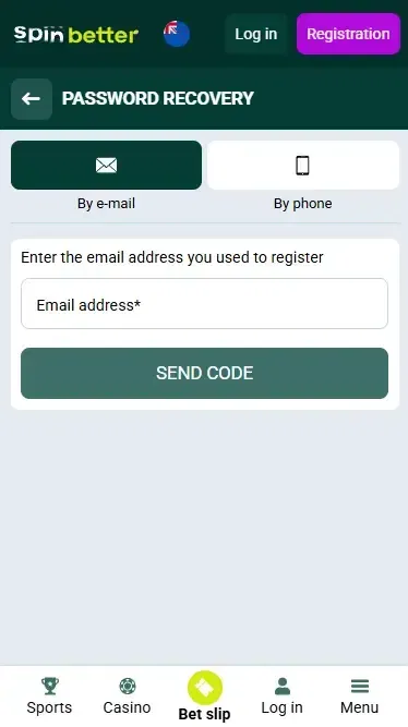 Password Recovery by Email