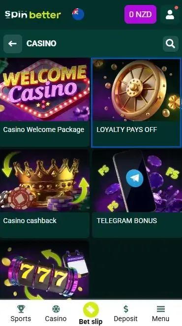 Spinbetter Casino Bonus for Regular Players