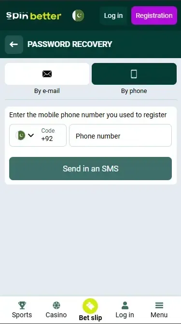 Password Recovery by Phone Number