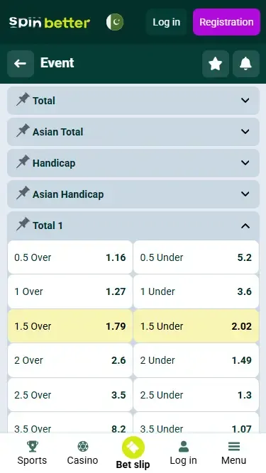 Spinbetter Handicap