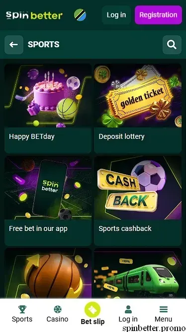 Spinbetter Sport Bonuses in Tanzania