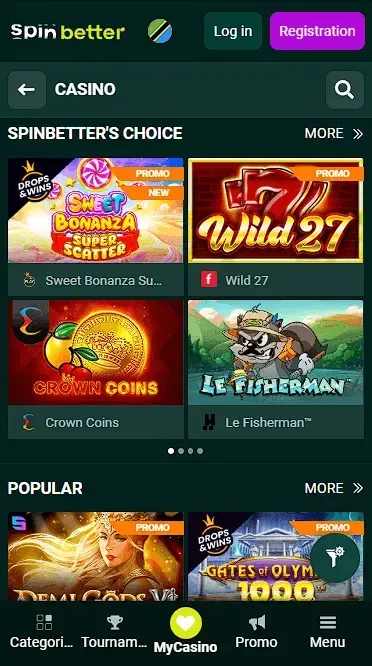 Spinbetter Tanzania: Slot Games