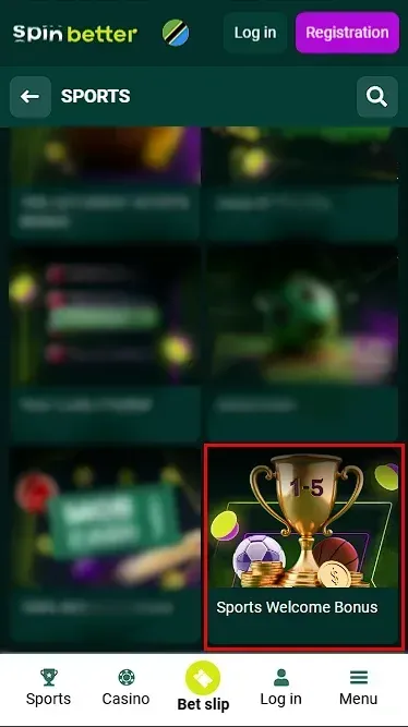 Spinbetter Tanzania Welcome Bonus