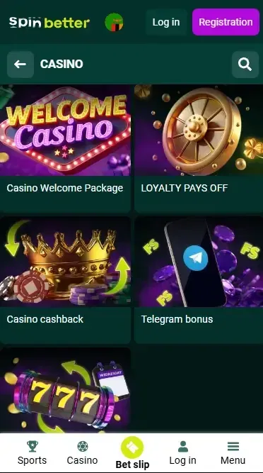 Spinbetter Casino Ongoing Bonuses in Zambia